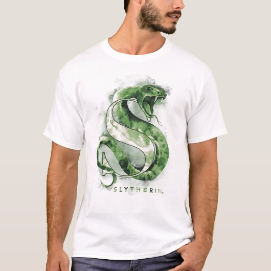 ハリー・ポッター | SLYTHERIN™スネークウォーター色 Tシャツ (正面)