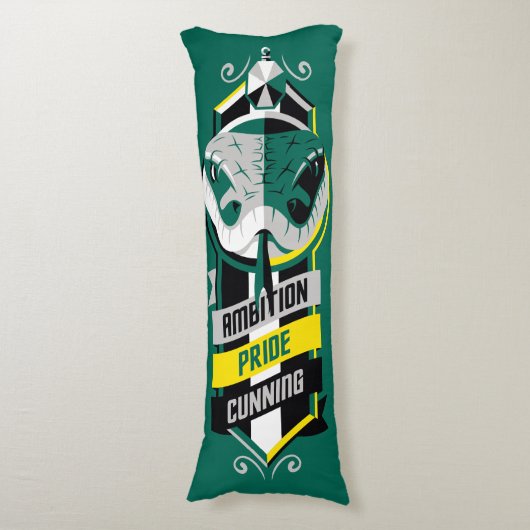 ハリー・ポッター | SLYTHERIN™ハウストレイトシギル ボディピロー (正面縦)