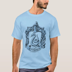 ハリー・ポッター Slytherin Crest – アイスブルー Tシャツ
