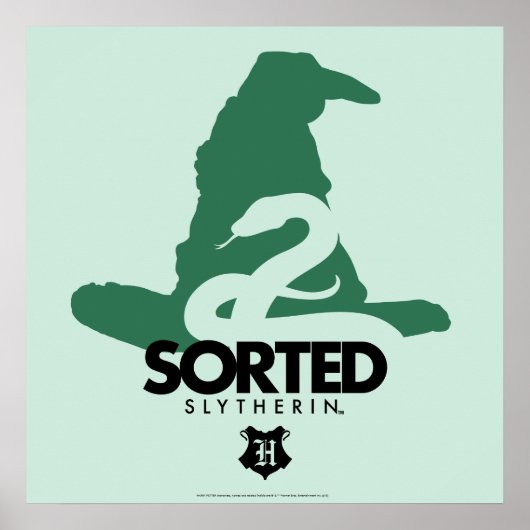 ハリー・ポッター | SLYTHERIN™ Houseに分類 ポスター (正面)