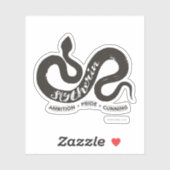 ハリー・ポッター | SRYTHERIN™シルエットタイポグラフィ シール (シート)