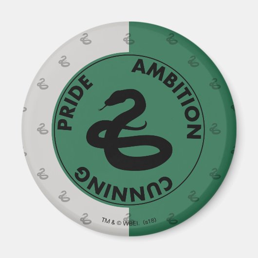 ハリー・ポッター | SRYTHERIN™ハウストレイトグラフィック マグネット (正面)