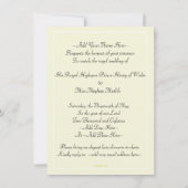 ハリー·メガ王室のン結婚のポッシュ招待状（青） 招待状 (裏面)