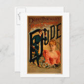 ハリー・モンタギューの喜劇『Dude』劇場ポスター ポストカード (正面/裏面)