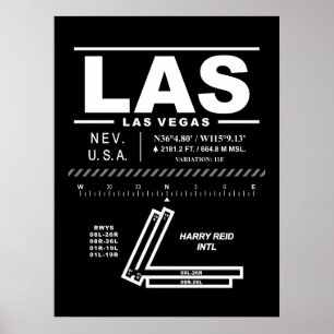 ハリー・リード国際空港 LAS ポスター