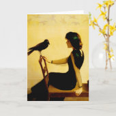 『ハリー・ワトラスのおしゃべり』 カード (黄色い花)