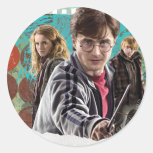 ハリー、HermioneおよびRon 1 ラウンドシール