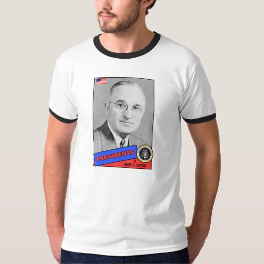 ハリー・S・トルーマン・ベースボールカード Tシャツ (正面)
