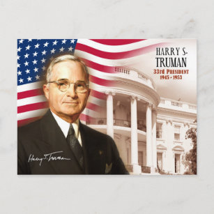 ハリー・S・トルーマン – 米国第33代大統領 ポストカード