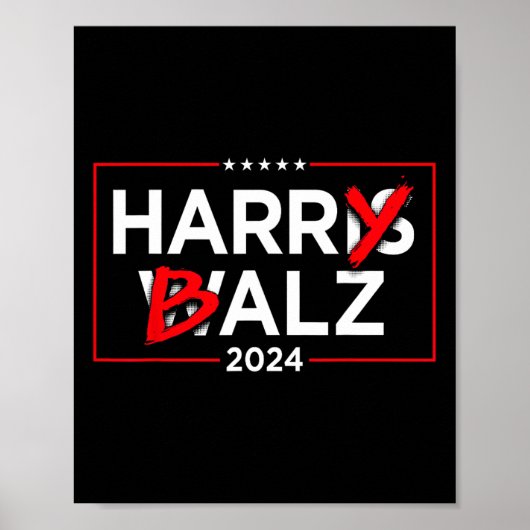 ハリーBカマラハリスアンドティムW 2024 ポスター (正面)