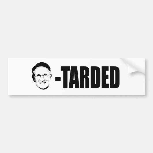 ハリーReid-tarded バンパーステッカー (正面)