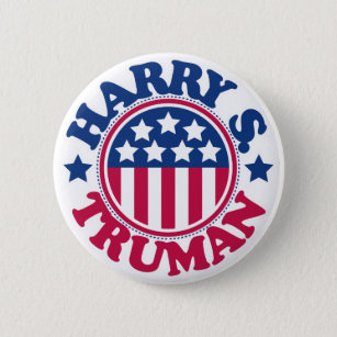 ハリーSトルーマン米国の大統領 缶バッジ