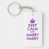 ハリ保ーと結婚 キーホルダー (正面)