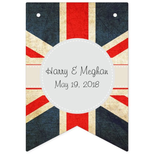 ハリ王室のーとメ結婚ガンのバンティング・バナー バンティングフラッグ (第3の旗)