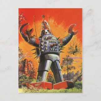 ハリ針ヴィンテージ日本のロボットハガキ ポストカード