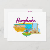 ハルガダ語 – エジプト.png ポストカード (正面/裏面)