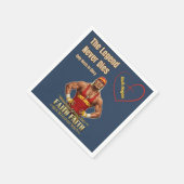 ハルク・ホーガンはこのハルクスターはっきりしたを愛しインスパイアている スタンダードカクテルナプキン (角)