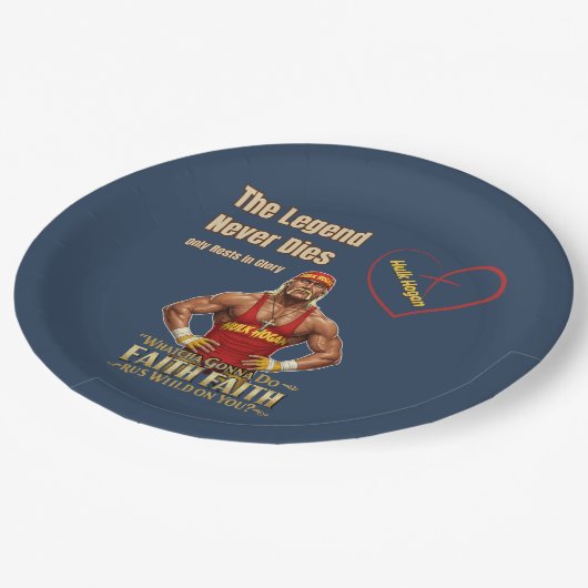 ハルク・ホーガンはこのハルクスターはっきりしたを愛しインスパイアている ペーパープレート (アングル)