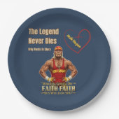 ハルク・ホーガンはこのハルクスターはっきりしたを愛しインスパイアている ペーパープレート (正面)