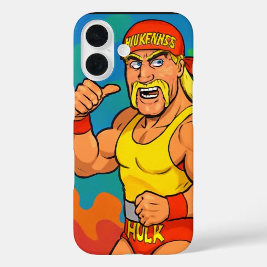 ハルク・ホーガンへのオマージュ Case-Mate iPhoneケース (裏面)
