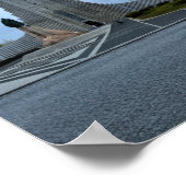 ハルグリムスカーキャ教会レイキャビクアイスランド写真 ポスター (角)