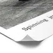 ハルグレーブスの「紡績ジェニー」の再構築 ポスター (角)