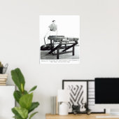 ハルグレーブスの「紡績ジェニー」の再構築 ポスター (ホームオフィス)