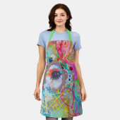 ハルシオン日コレクション エプロン (着用した状態)