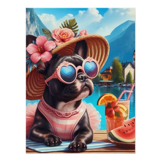 ハルスタットのフランス語 ポスター (正面)