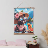 ハルスタットのフランス語 吊り下げ型タペストリー (寝室)