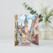 ハルスタットオーストリア旅行 ポストカード (スタンド正面)