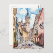 ハルスタットオーストリア旅行 ポストカード (正面/裏面)