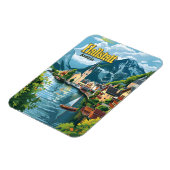 ハルスタットオーストリア マグネット (左側)