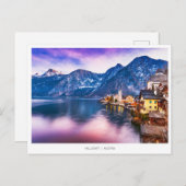 ハルスタットビレッジオーストリアホリデーポストカード シーズンポストカード (正面/裏面)