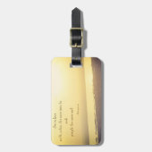 ハルツームのWanderlust ラゲッジタグ (正面縦)