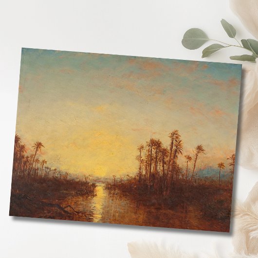 ハルツーム、夕焼け – フェリックス・ジエム ポストカード