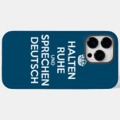 ハルテンルヘ・ウント・シュプレチェン・ドイチ Case-Mate iPhoneケース (裏面 (横))