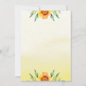 ハルディとメーンディマリゴールズベルインディアン結婚ズ 招待状 (裏面)