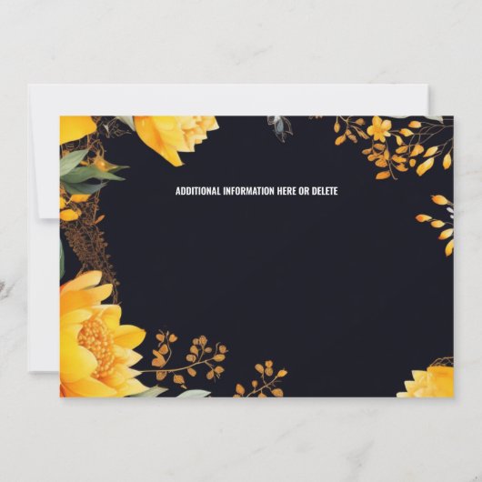 ハルディインディアン浄化式ターメリックフローラ 招待状 (裏面)