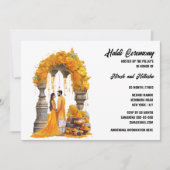 ハルディターメリックフローラプレ結婚恵みファミリー 招待状 (正面)