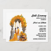 ハルディターメリックフローラプレ結婚恵みファミリー 招待状 (正面/裏面)