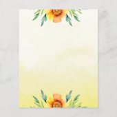 ハルディマリゴールズベル結婚ズインディアン予算招待状 (裏面)