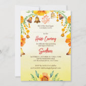 ハルディマリゴールドとベルインディアン結婚のテンプレート 招待状 (正面)
