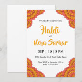 ハルディ式の招待状 招待状 (正面/裏面)