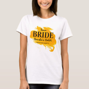 ハルディ式チームの花嫁マッチングパーソナライズされた Tシャツ
