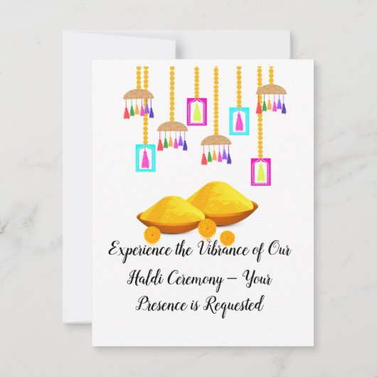 ハルディ式招待状カード (裏面)