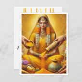 ハルディ式招待状カード (正面/裏面)