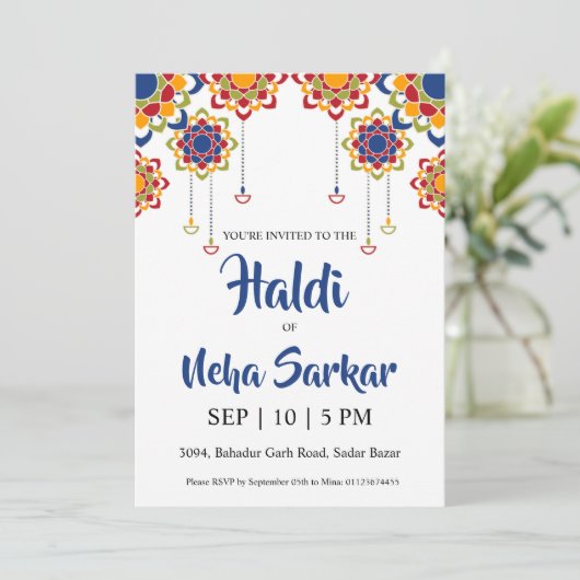 ハルディ式招待状 招待状 (スタンド正面)