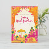 ハルディ招待状 & デジタル マヨウン 招待状 (スタンド正面)