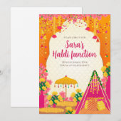 ハルディ招待状 & デジタル マヨウン 招待状 (正面/裏面)